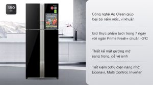 Tủ Lạnh Panasonic Inverter 550 Lít NR-DZ601VGKV