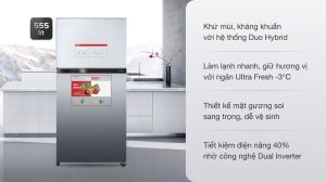 Tủ lạnh Toshiba Inverter 555 lít GR-AG58VA(X)