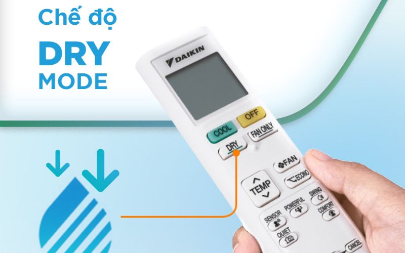 Cách Bật Chế Độ Hút Ẩm Của Điều Hoà Daikin