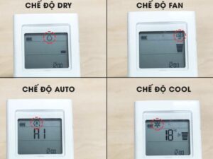 Cách bật chế độ hút ẩm của điều hoà Panasonic