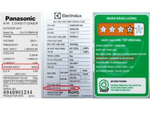 Cách tính công suất tiêu thụ điện của điều hòa