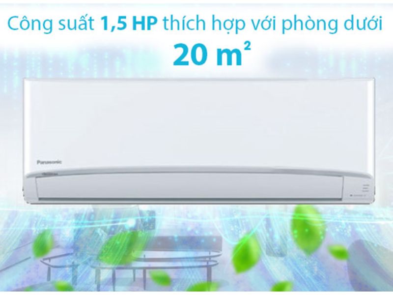 Máy lạnh 1.5 HP dùng cho diện tích bao nhiêu