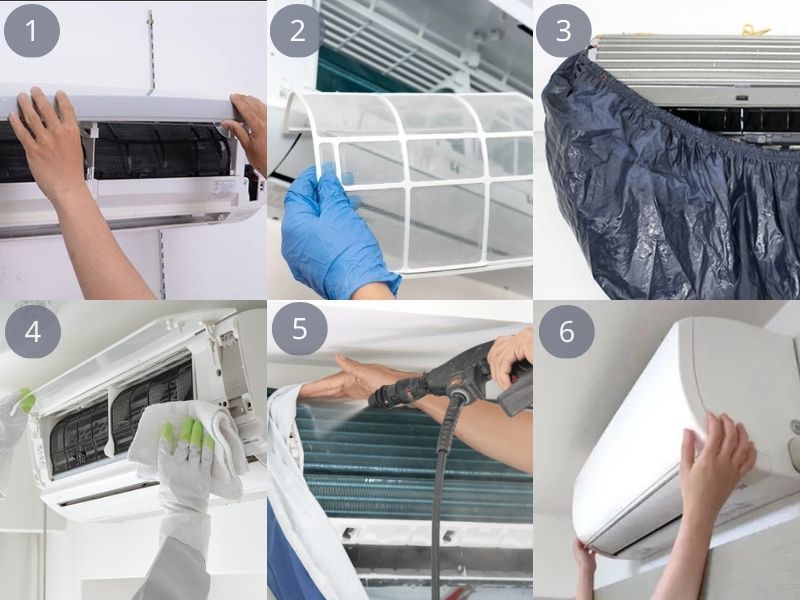 Hướng Dẫn Tháo Lắp Máy Lạnh Panasonic Để Vệ Sinh Đúng Cách Tại Nhà