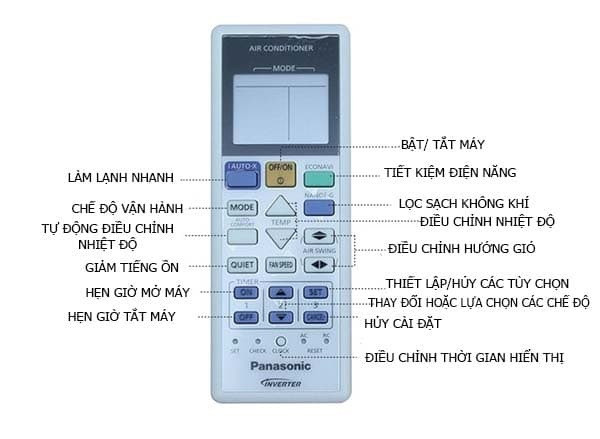 Bật Tắt Chế Độ Hẹn Giờ Điều Hòa Panasonic