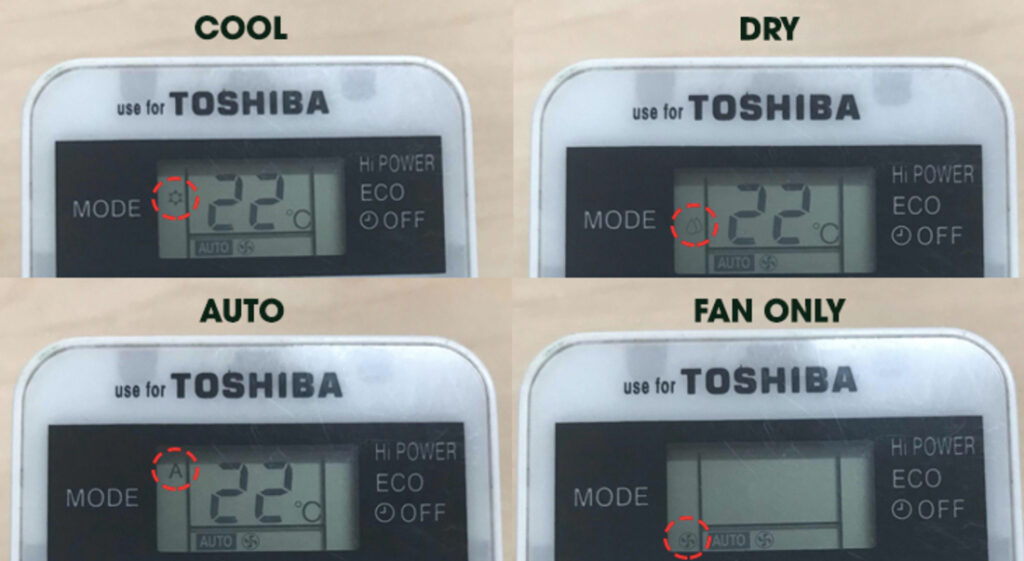 Hướng dẫn sử dụng điều khiển máy lạnh Toshiba