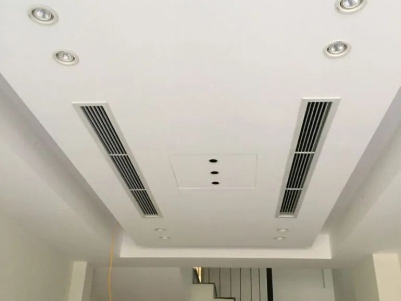 Thi Công Máy Lạnh Giấu Trần Nối Ống Gió Midea