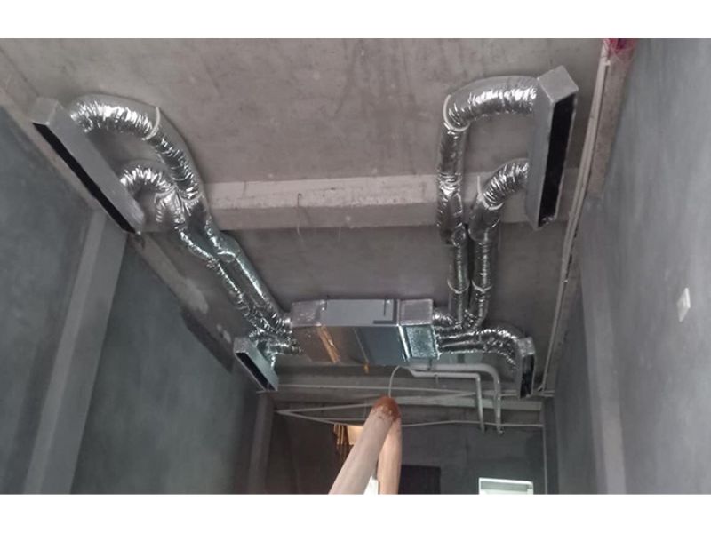 Thi Công Máy Lạnh Giấu Trần Nối Ống Gió Daikin
