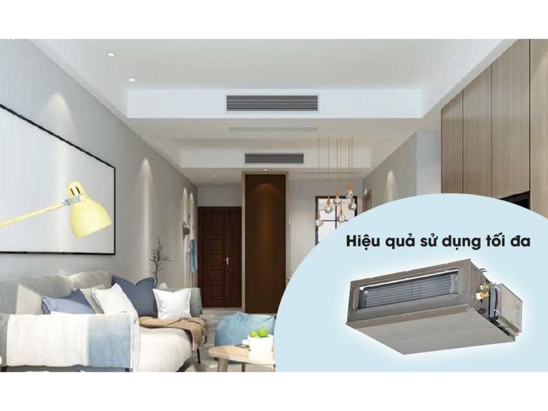 Thi Công Máy Lạnh Giấu Trần Nối Ống Gió Mitsubishi Heavy