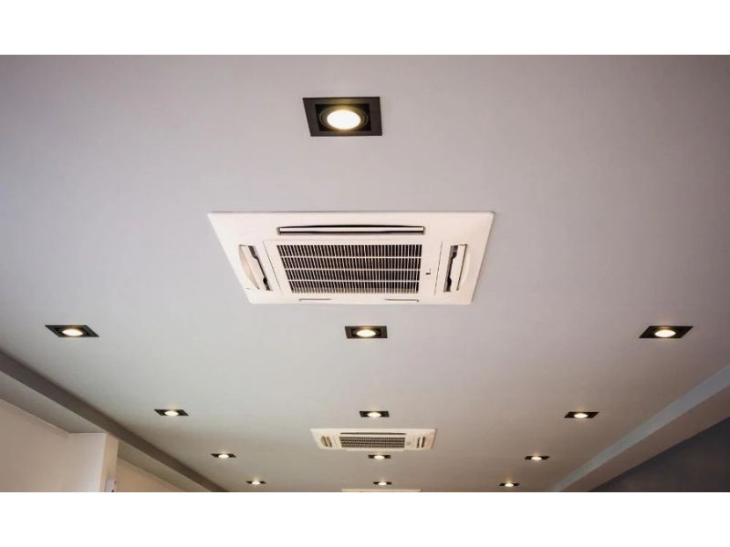 Thi Công Máy Lạnh Giấu Trần Nối Ống Gió Panasonic