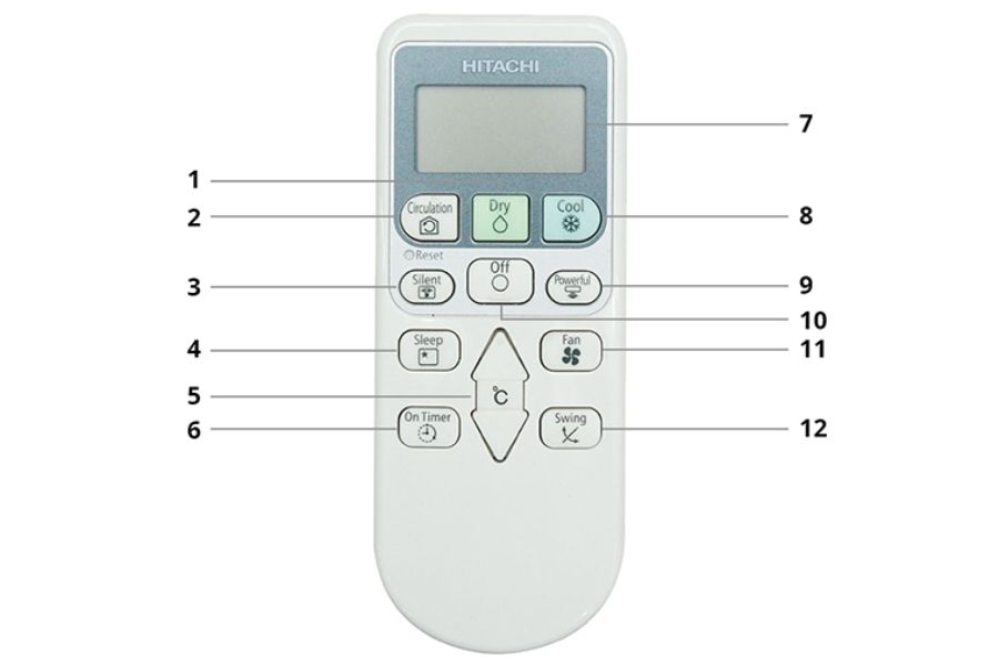 Cách Sử Dụng Điều Khiển Điều Hòa Hitachi 2 Chiều