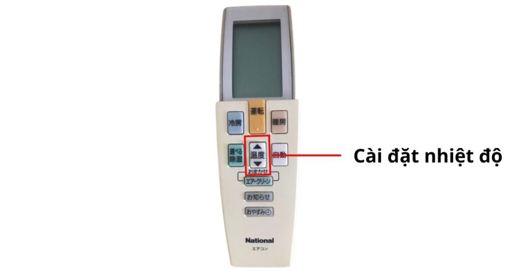 Hướng Dẫn Sử Dụng Remote Máy Lạnh National Nội Địa