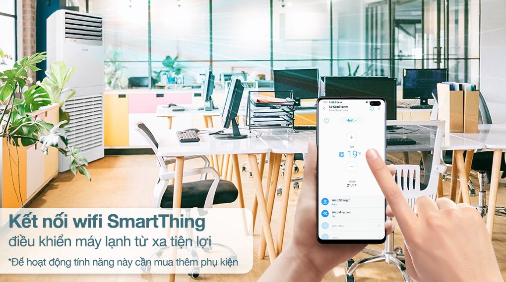 Máy lạnh tủ đứng Samsung AC036BNPDKC/TC 4.0HP – thiết kế sang trọng,phân phối bởi Điện Lạnh Lê Phạm.