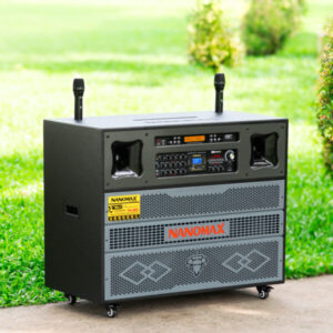 Loa Kéo Điện Nanomax Pro-603 Bass Đôi 40cm 2200w
