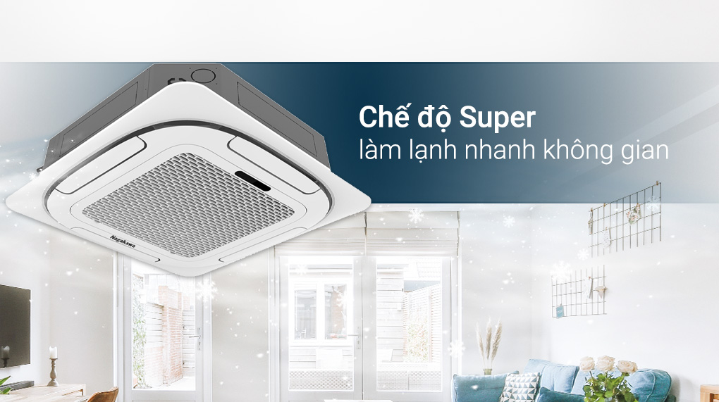 Máy lạnh âm trần NAGAKAWA NT-C36R1T20 - thiết kế hiện đại phân phối bởi Lê Phạm