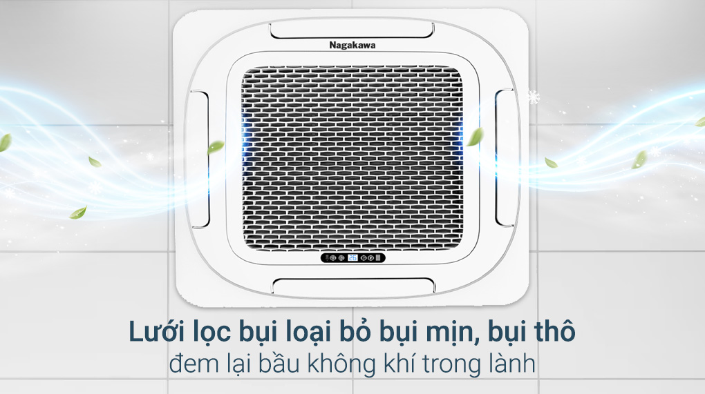 Máy lạnh âm trần NAGAKAWA NT-C36R1T20 - thiết kế hiện đại phân phối bởi Lê Phạm