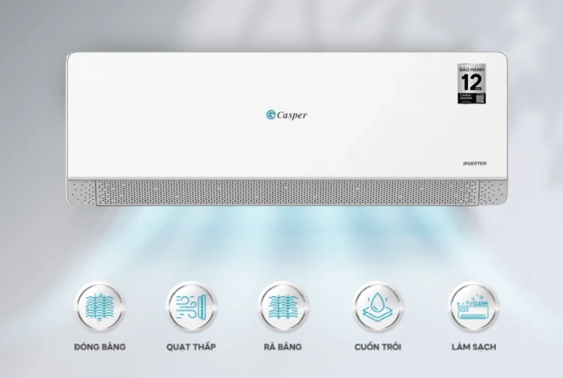 Máy lạnh treo tường Casper QC-09IU36A 1.0 HP Inverer