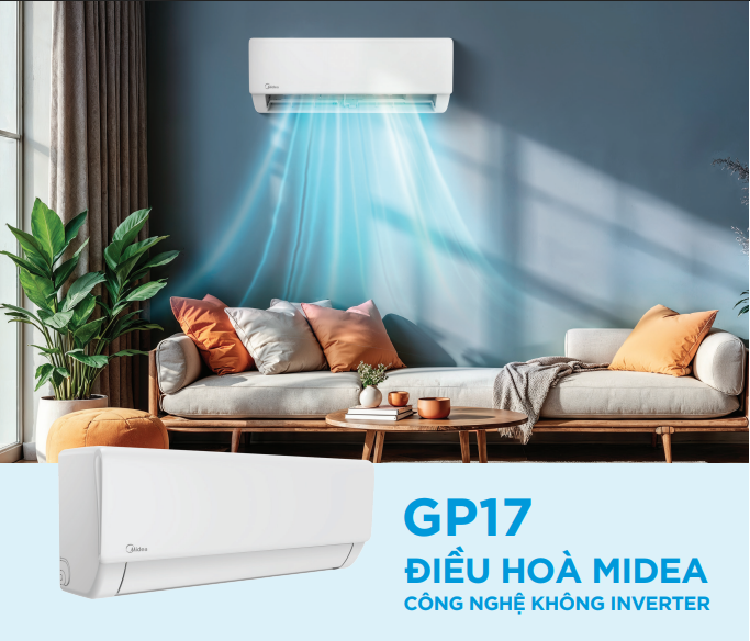 Máy lạnh Midea MSFQ-24CRN8 Non-inverter 2.5Hp Model 2026 - thiết kế sang trọng, phân phối bởi Lê Phạm