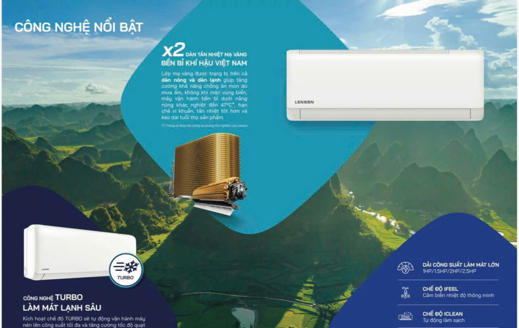 Máy lạnh Lenson LV-24CX1 Inverter 2.5Hp Model 2026 - thiết kế sang trọng, phân phối bởi Lê Phạm