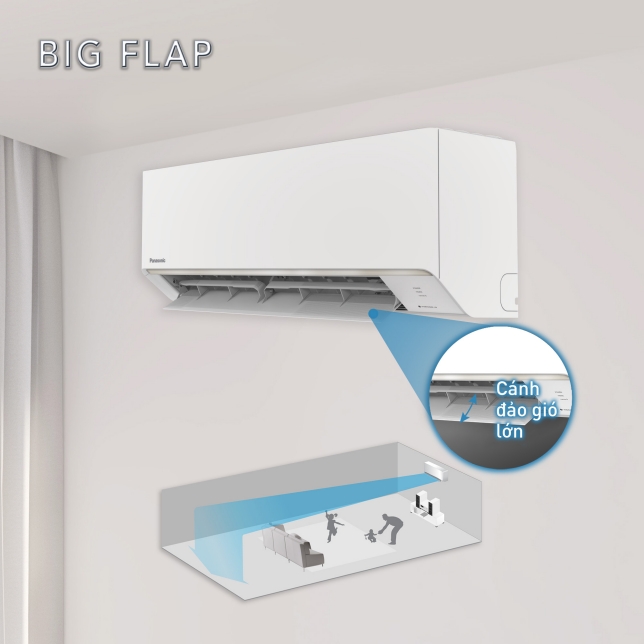 Máy lạnh Panasonic CU/CS-N18AKH-8 Non-Inverter 2.0HP - thiết kế sang trọng, phân phối bởi Lê Phạm