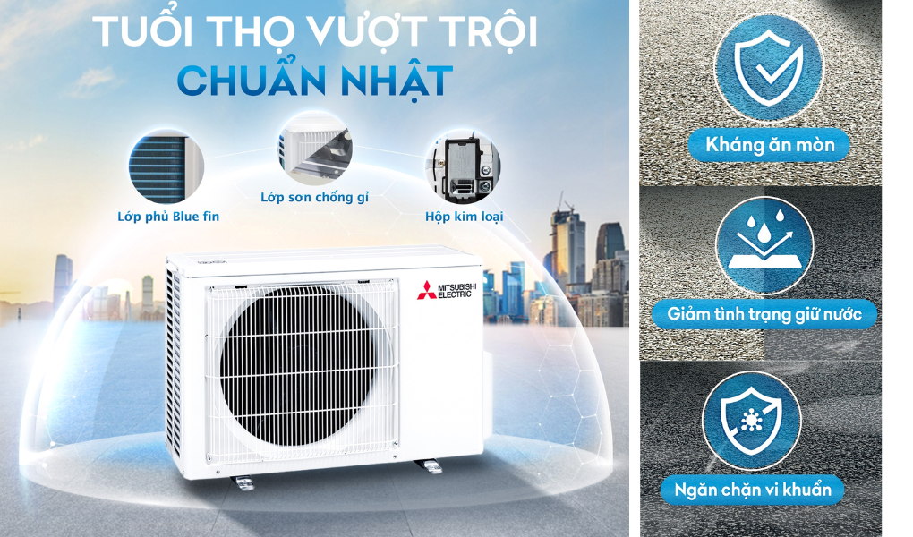 Máy lạnh Mitsubishi Electric MSY-JY35VF Inverter 1.5Hp - thiết kế tinh tế, phân phối bởi Lê Phạm