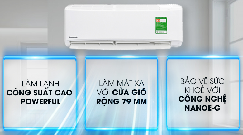 Máy lạnh Panasonic CU/CS-N18AKH-8 Non-Inverter 2.0HP - thiết kế sang trọng, phân phối bởi Lê Phạm
