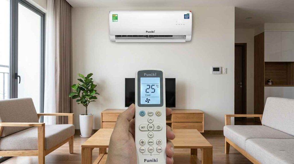 Hướng Dẫn Sử Dụng Điều Khiển Điều Hòa Funiki R32