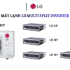 Combo Multi LG 1 D.Nóng 4.0HP + 4 D.Lạnh Âm Trần Nối Ống Gió 1.0HP x 4