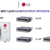 Combo Multi LG 1 D.Nóng 4.0HP + 4 D.Lạnh Âm Trần Nối Ống Gió 1.0HP x 2/1.5HP x 2