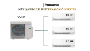 Combo Multi Panasonic 1 Dàn Nóng 3.5HP + 3 Dàn Lạnh 1.0HP x 2/2.0HP x 1